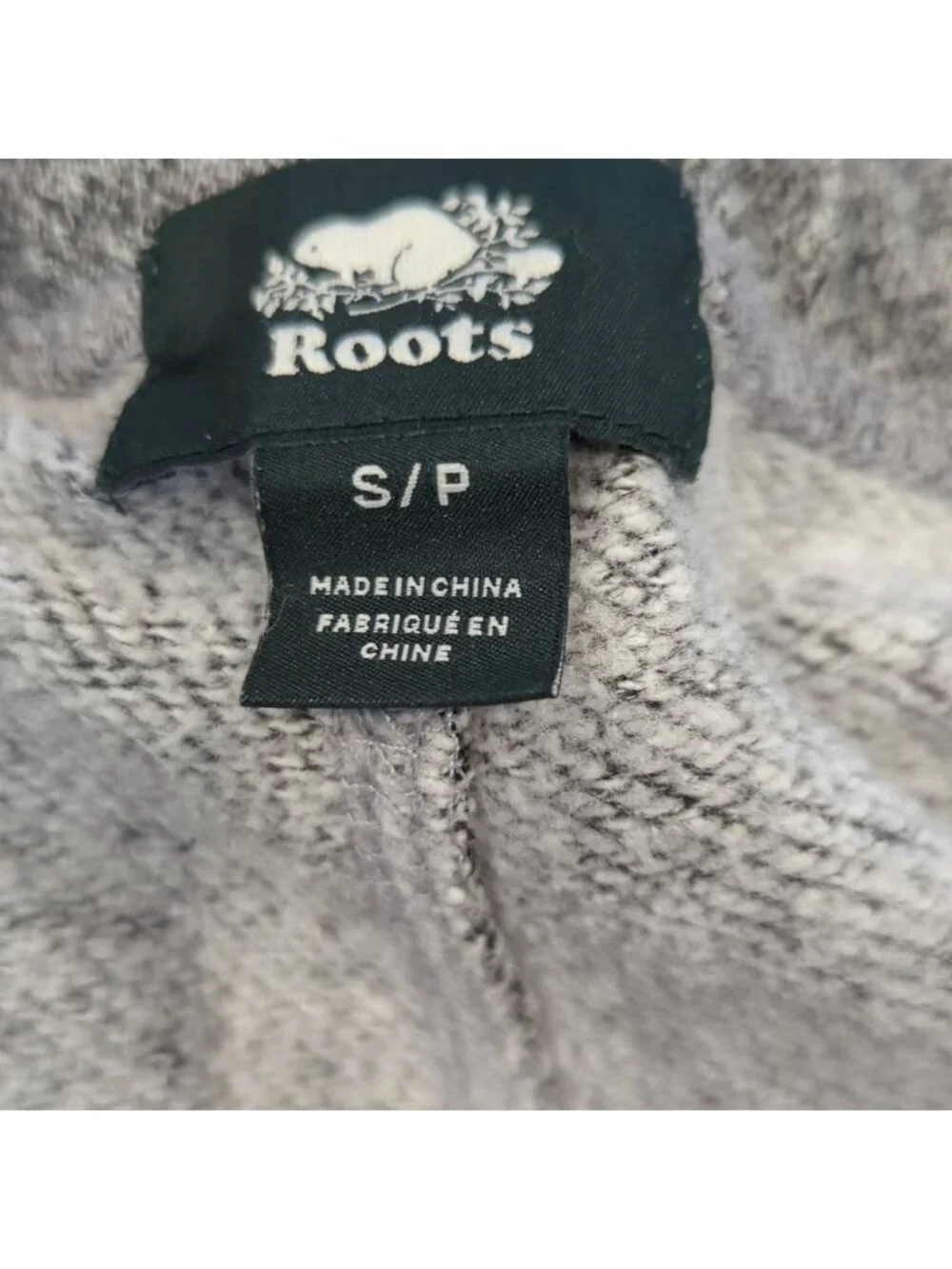 Roots Organic Original Sweatpant Salt And Pepper